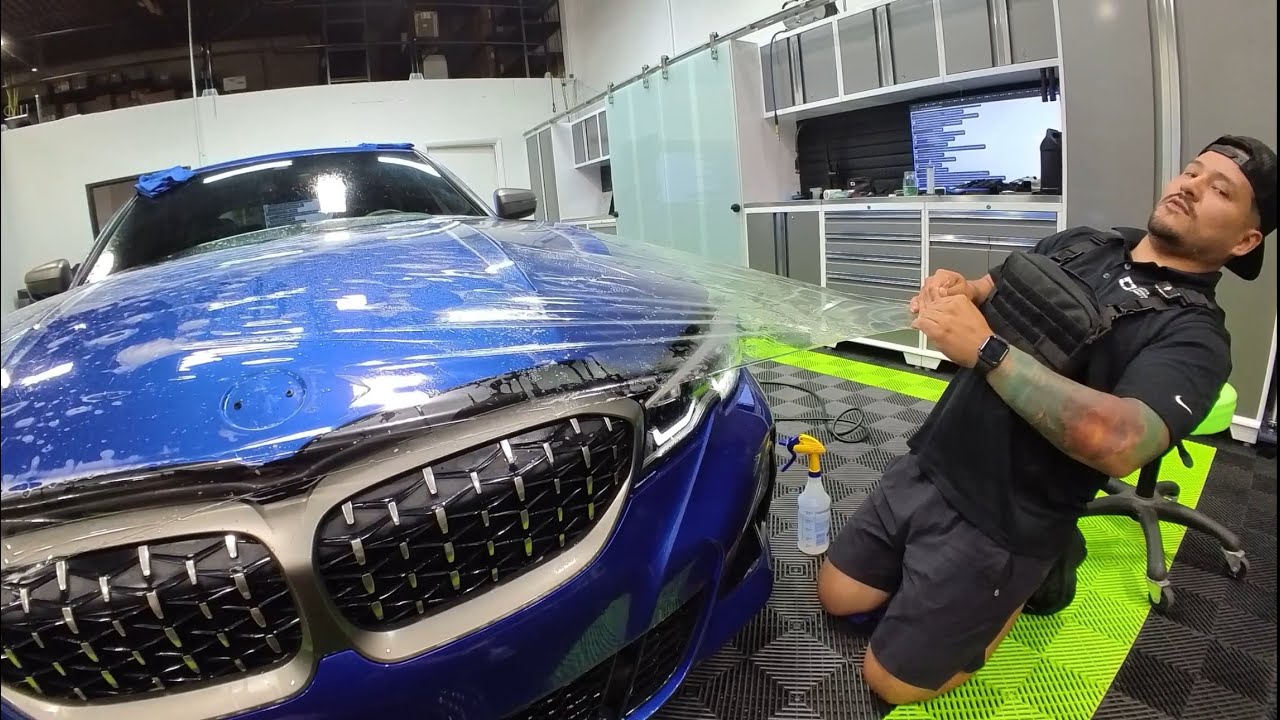 I took a PPF class. 2 important techniques for wrapping full hoods in Optical Paint Protection Film