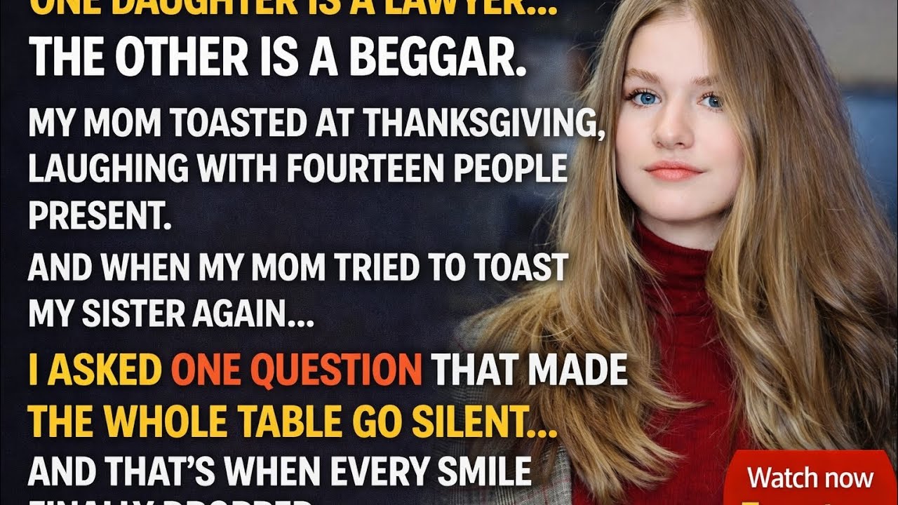 My Mom Announced, ‘I Have Two Daughters-– A Famous Lawyer, A Beggar,' at OurThanksgiving Dinner 
