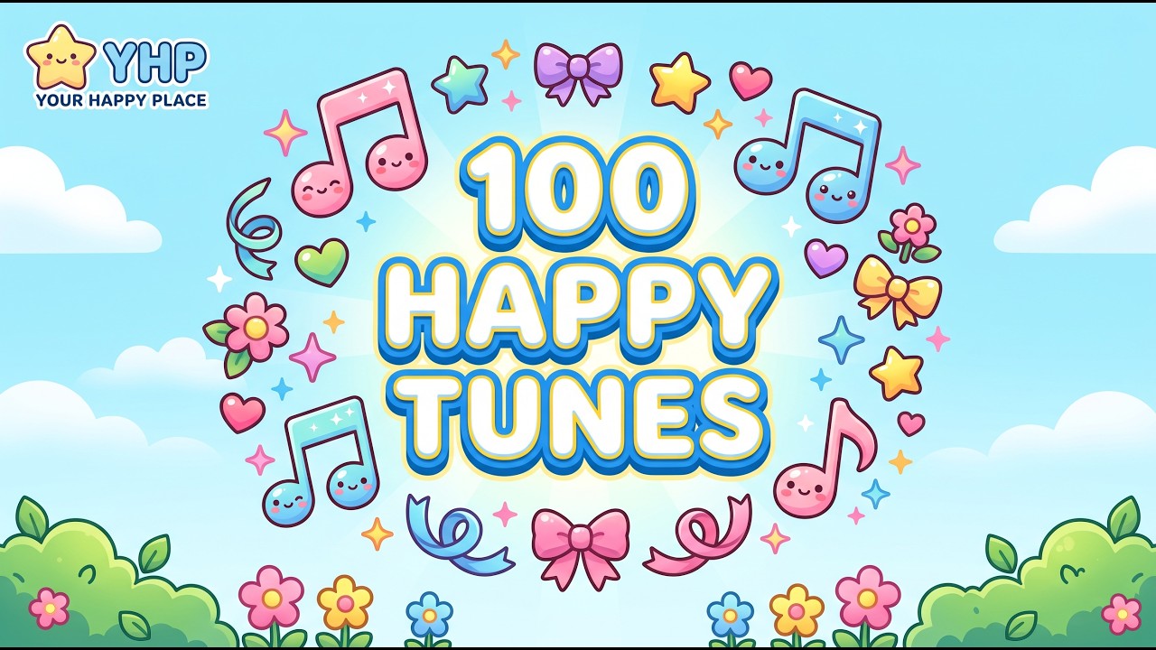 100 Happy Tunes 🌞 | Feel Good Music for a Positive, Productive Day
