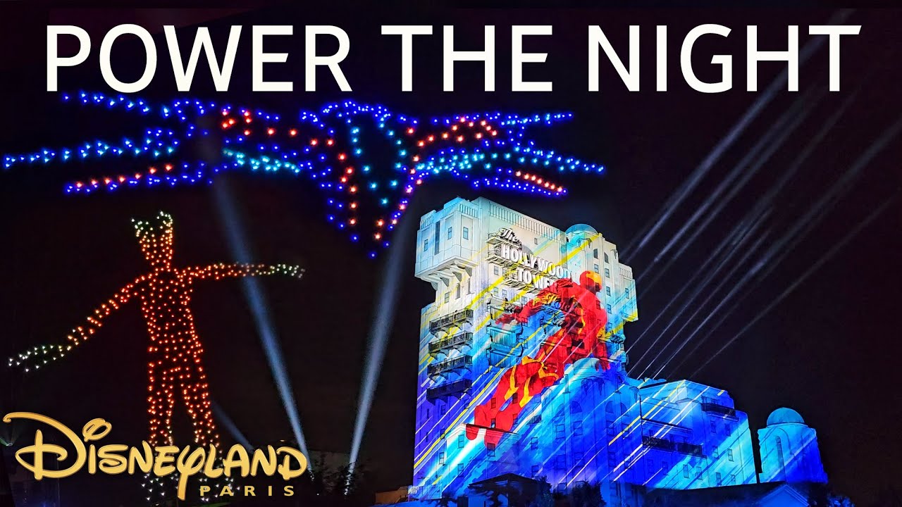 [500 Drones] Avengers : Power the Night - Version 2 - Disneyland Paris
