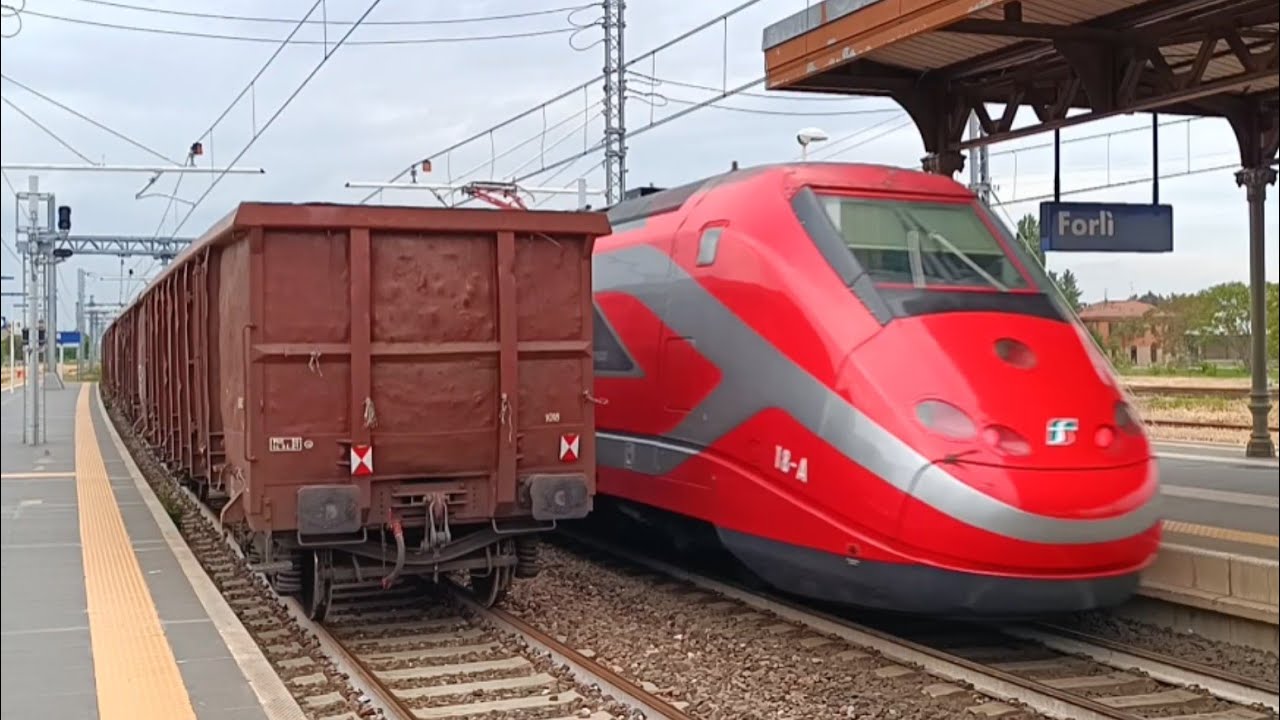 TRENI MERCI E PASSEGGERI DEL SABATO POMERIGGIO ALLA STAZIONE DI FORLÌ!