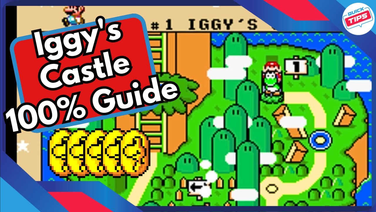 Iggy's Castle: 100% руководство по всем монетам и секретам драконов в Super Mario World