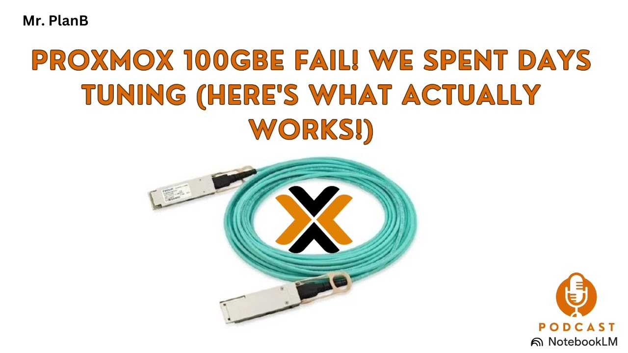 Proxmox 100GbE FAIL! We Spent Days Tuning (Here's What Actually Works!)