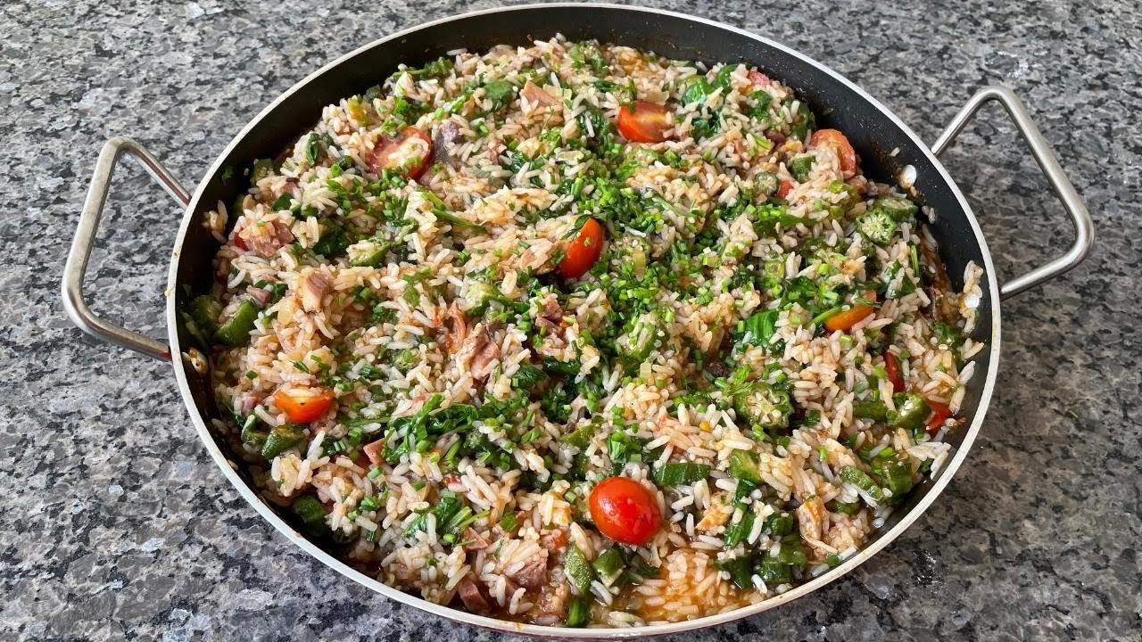 Como Fazer Arroz Com Quiabo | Delícias da Eleni