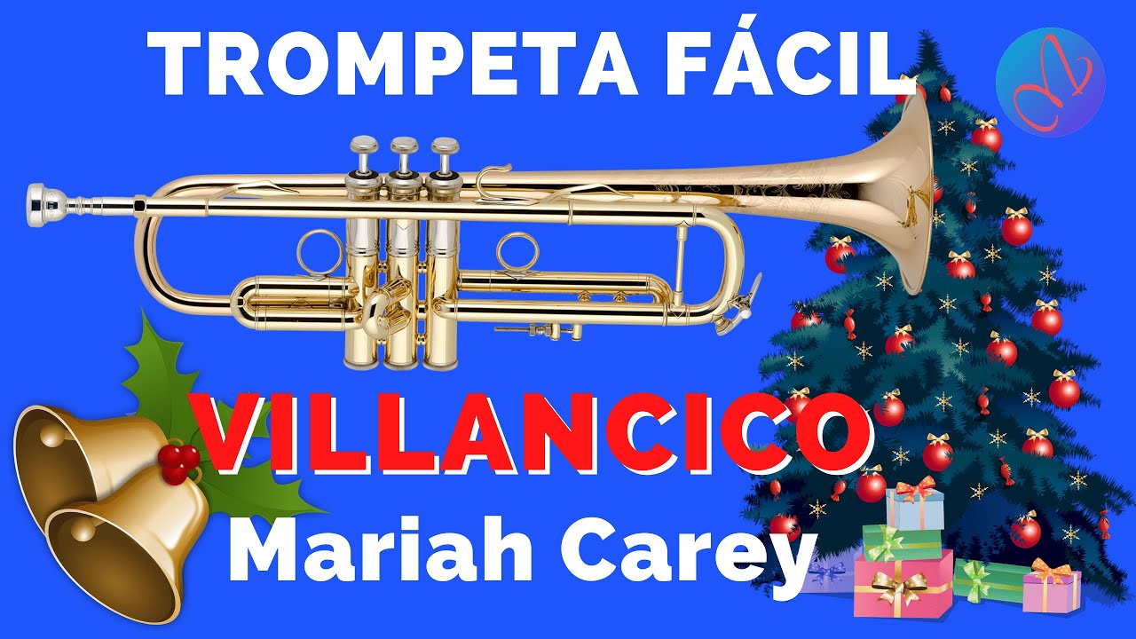 Mariah Carey - All I Want for Christmas is You Trumpet Cover 🎺 Notas Partitura Fácil de Trompeta