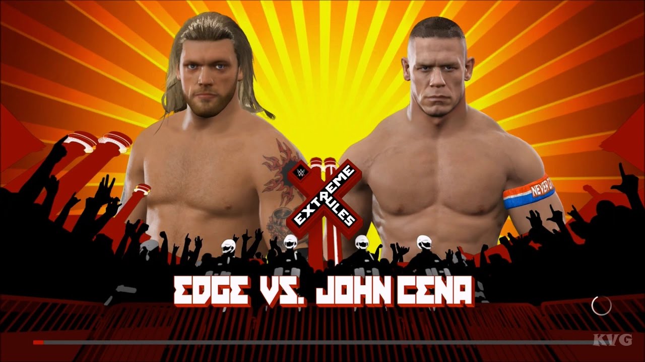 WWE 2K17 - Edge vs John Cena | Gameplay (HD) [1080p60FPS]