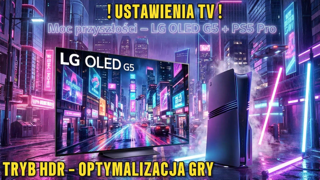 USTAWIENIA 2026 TELEWIZORA LG OLED G5 / TRYB HDR - OPTYMALIZACJA GRY / PS5 PRO / NAJLEPSZY WYBÓR!?
