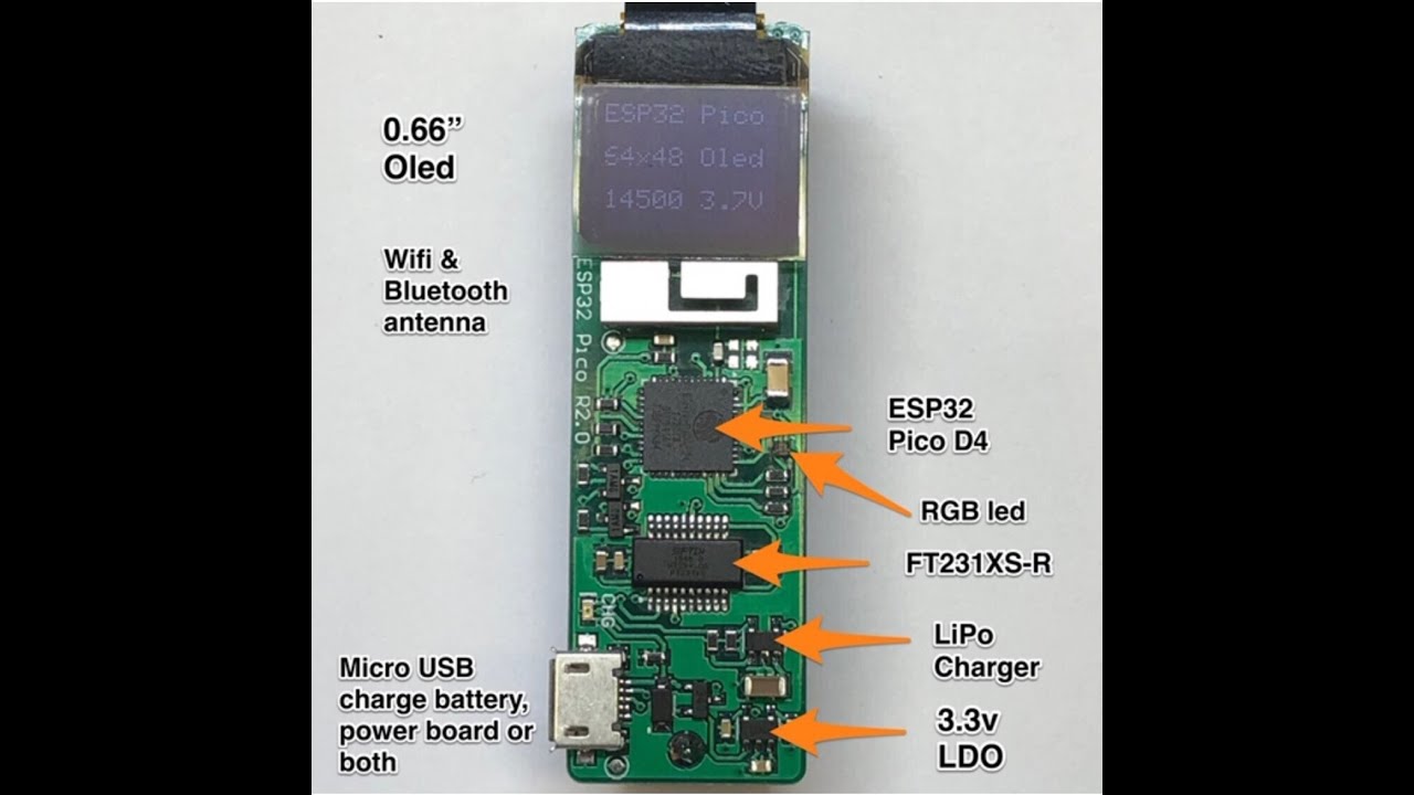 ESP32 Pico D4 Development Board