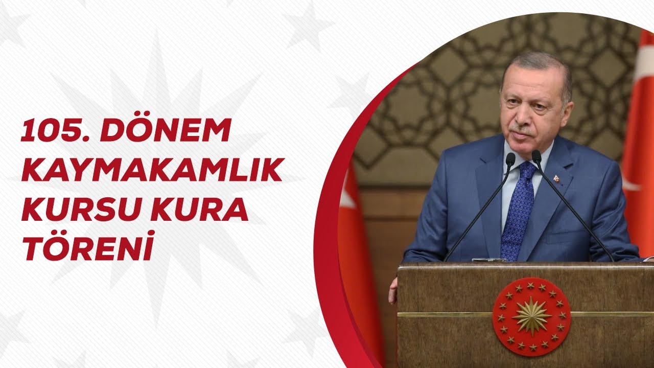 105. Dönem Kaymakamlık Kursu Kura Töreni