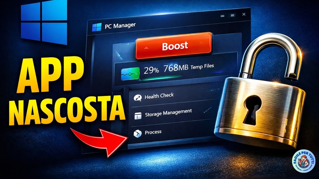 PC Lento? Velocizza Windows con l'App Segreta di Microsoft!  Microsoft PC Manager gratis.