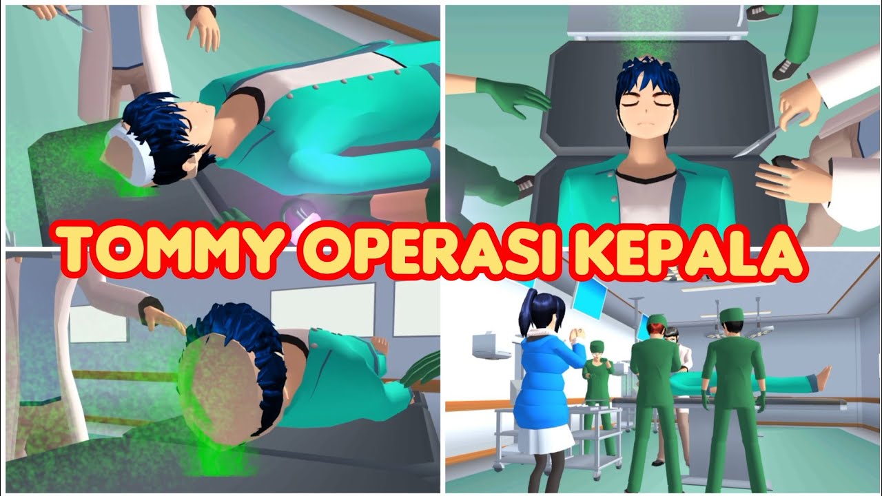 TOMMY OPERASI KEPALA | VLOG KING HAPPY FAMILY ( CS 11 ) - SAKURA SCHOOL SIMULATOR