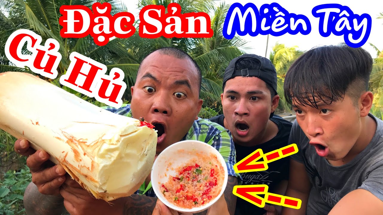 TXTV - Thánh Xàm Được Anh Hàng Xóm Tặng Nguyên Cái Củ Hu Dừa Đem Chấm Muối Ớt ít Ai Ăn Được