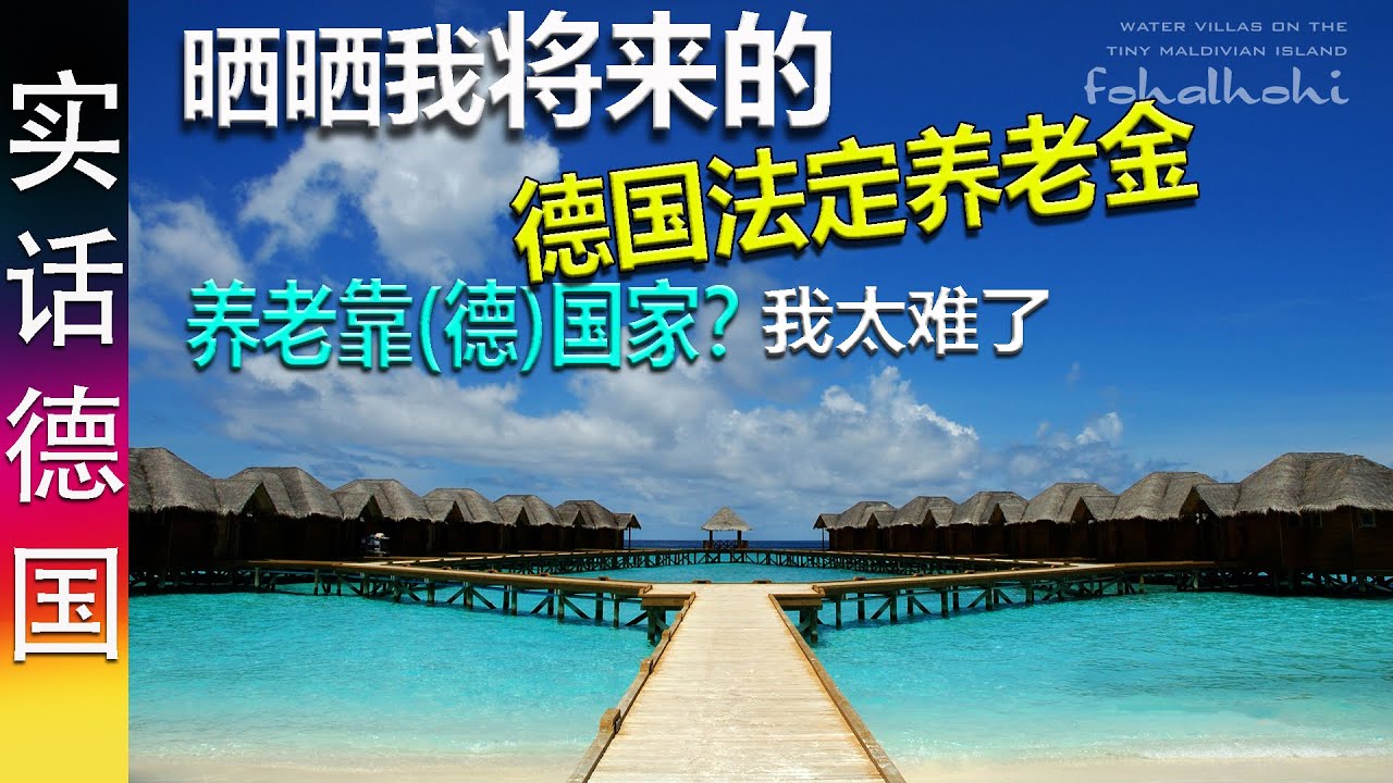 在德国养老靠国家？ | 晒晒我将来的法定退休金 (看完后请留下你的感想)