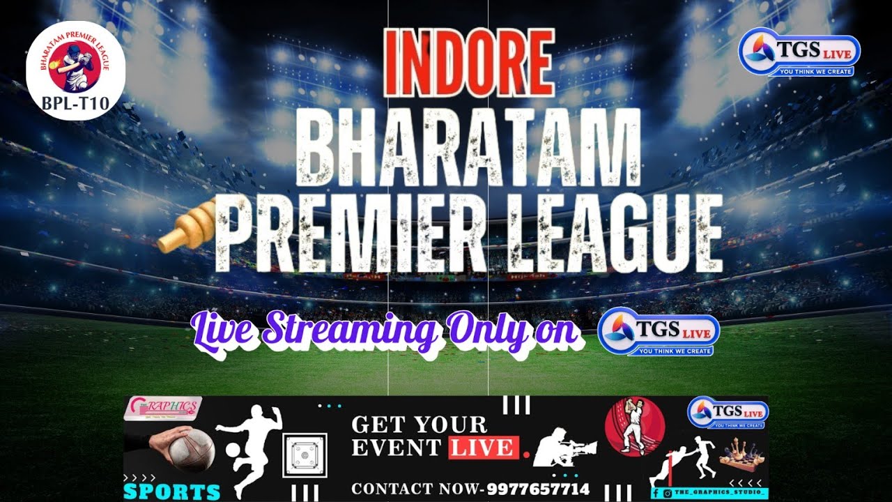 🔴 Day - 4  LIVE: Indore Bharatam Premier League (BPL-T10) | Watch All Matches Live on TGS LIVE