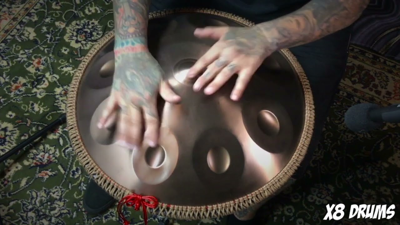 X8 Drums Genesis Series Stainless Steel Handpan - Sound Demo