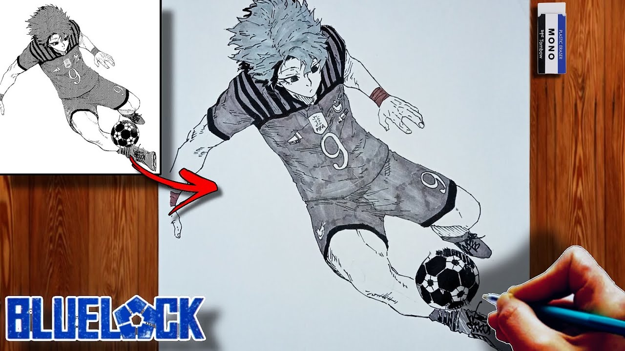 How to Draw Hugo | Blue Lock | ブルーロック | Step-by-Step Tutorial 