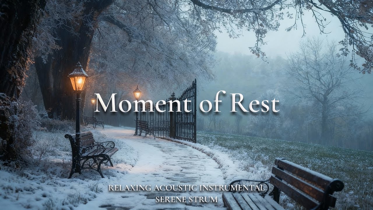 Moment of Rest ❄️🌙 Relaxing Acoustic Guitar for Stress Relief, Relaxation & Calm Moment