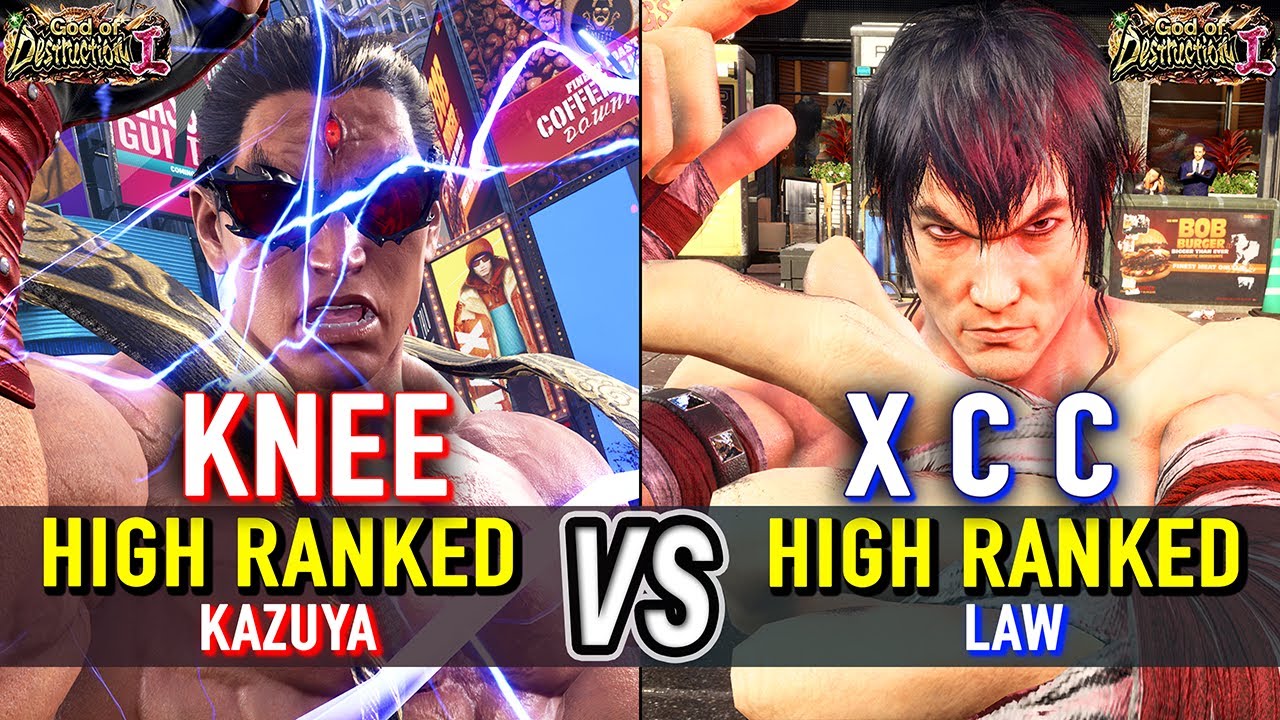 T8 🔥 KNEE (Kazuya) vs X C C (Law) 🔥 Tekken 8 High Level Gameplay