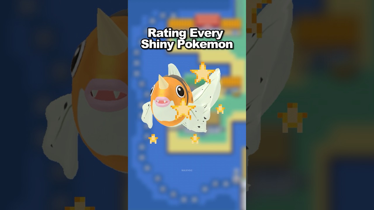 SHINY Goldeen Rating Every Shiny Pokemon #pokemon #shinypokemon