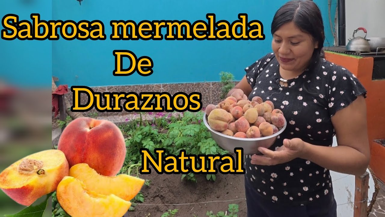 ! SABROSA MERMELADA DE DURAZNO NATURAL !   Una del delicia 
