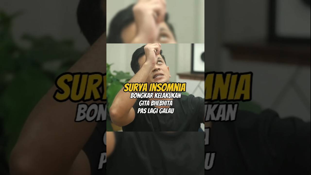 Pak Surya yang cerita, yang panik Gita Bhebhita. #suryainsomnia #indrajegel #ditafakhrana #shorts