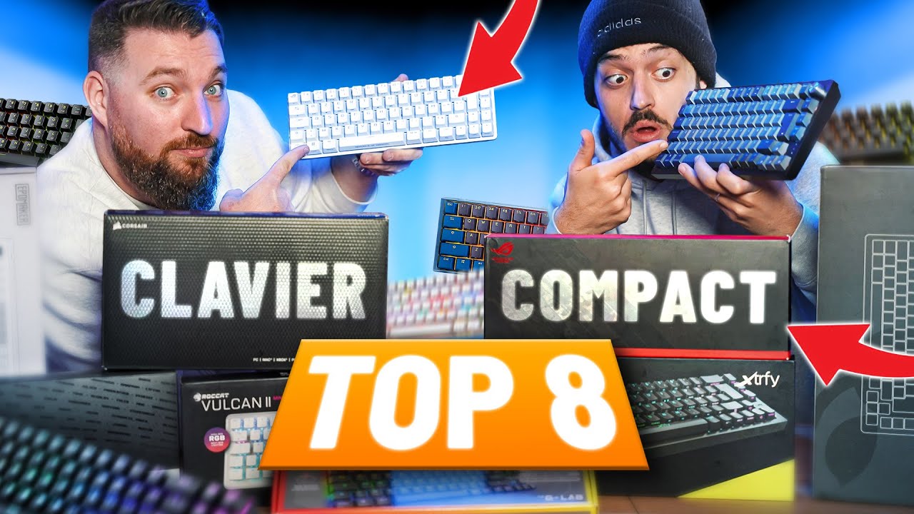 TOP 8 CLAVIERS GAMER COMPACTS EN 2024