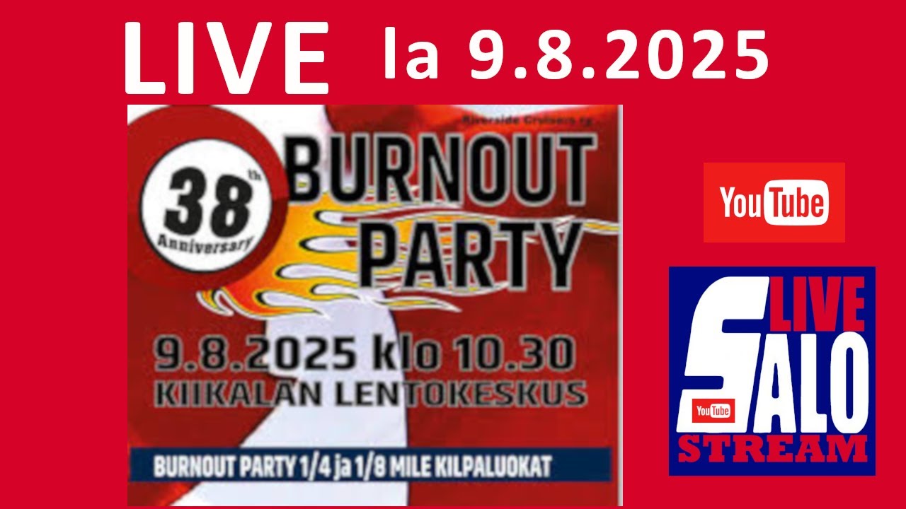 Burnout Party 2025 live