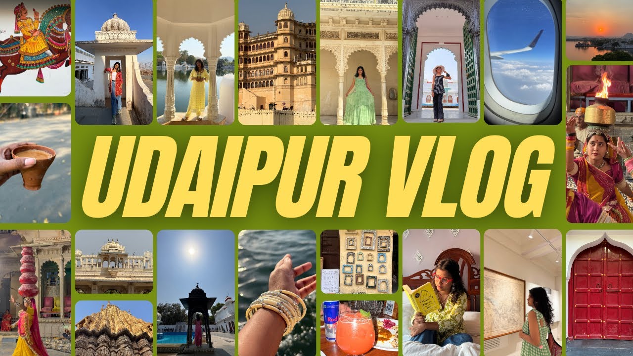 🧸Udaipur Vlog Day 1 | Rajasthani Gangaur Festival, Ghats, Lake Pichola views |With Love Harshala