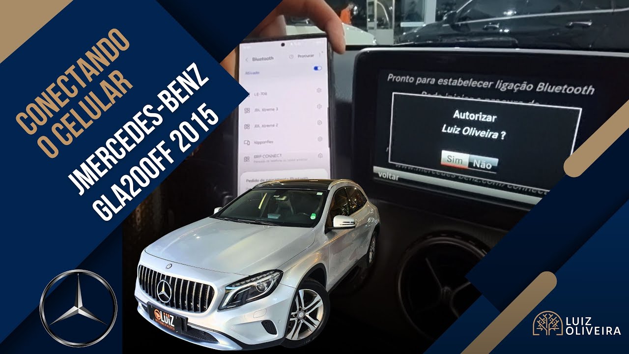 Conectar Celular via Bluetooth | MERCEDES-BENZ GLA200FF 2015