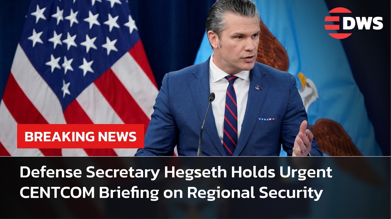 URGENT REMAKRS: Defense Secretary Hegseth Holds Urgent CENTCOM Briefing on Regional Security | AC15