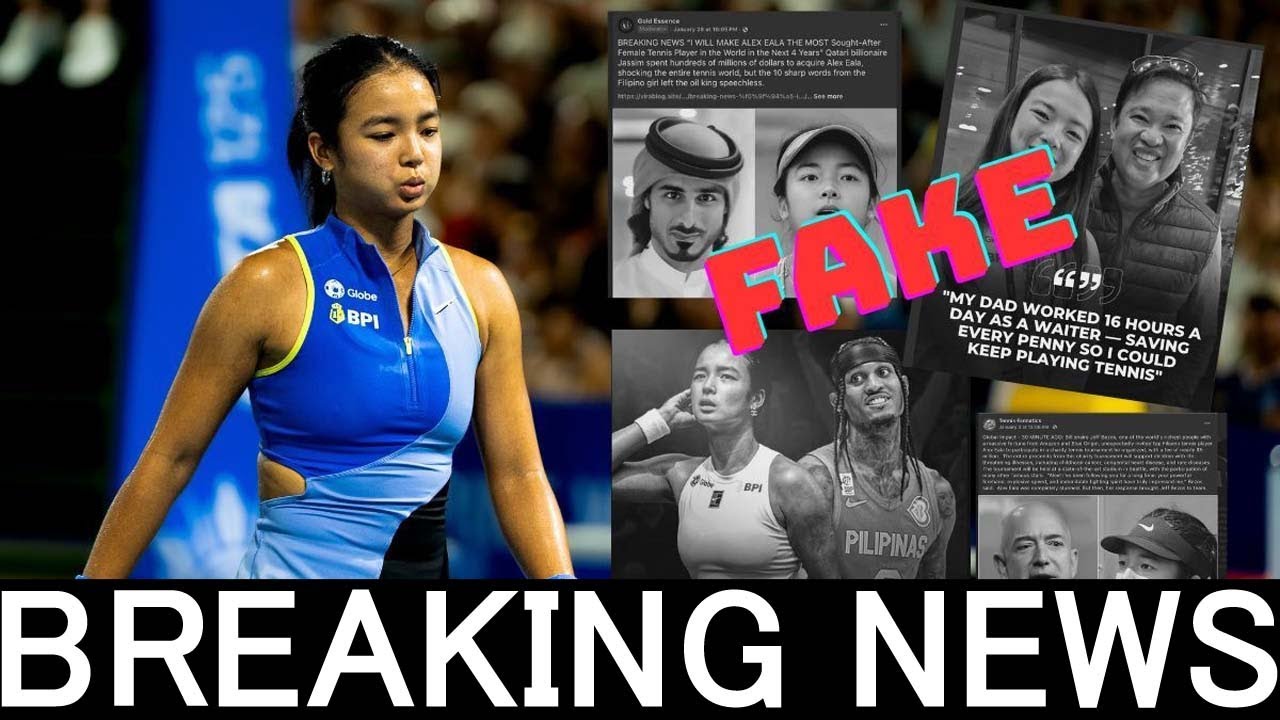 Alex Eala sounds call amid flood of fake news about her online