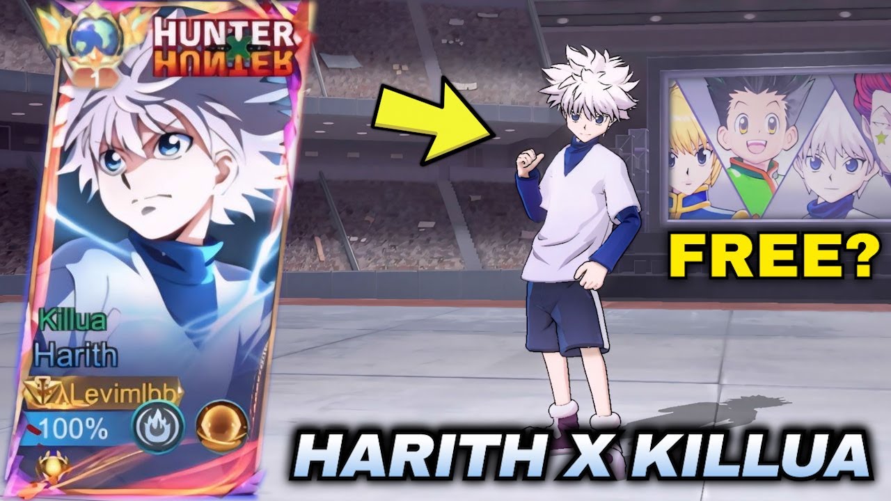 HARITH X KILLUA SKIN!! Levimlbb Review Skin Harith MLBB X HunterXHunter | Harith Killua Gameplay