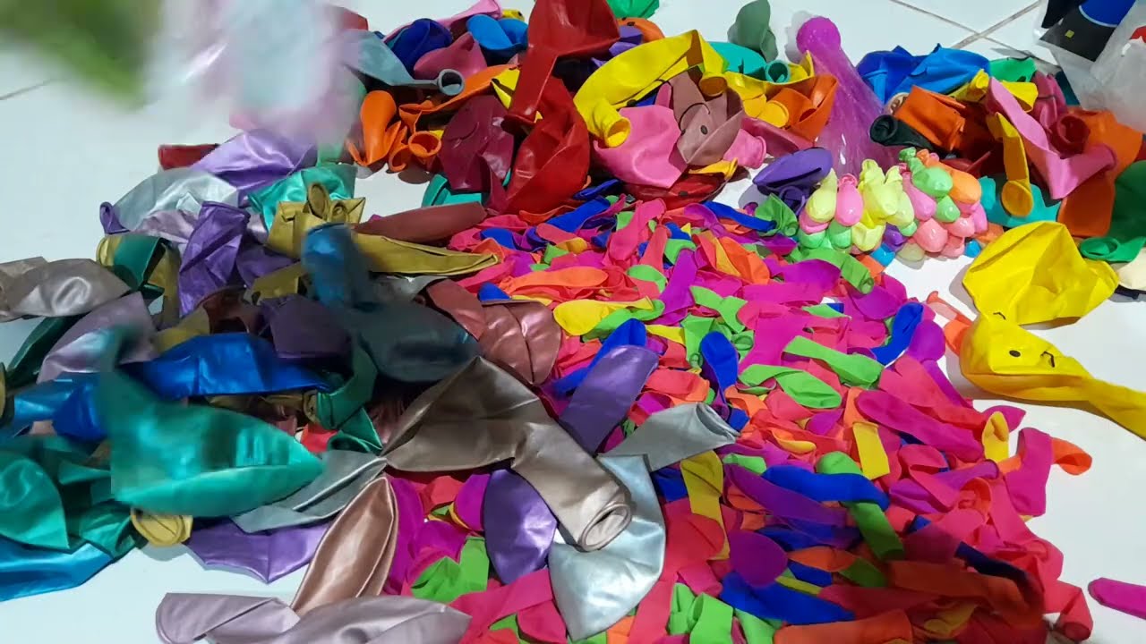 UNBOXING PACKAGE BALLON | BALLOON CHARACTER | BALLOON POP #asmr #balloons #unboxing