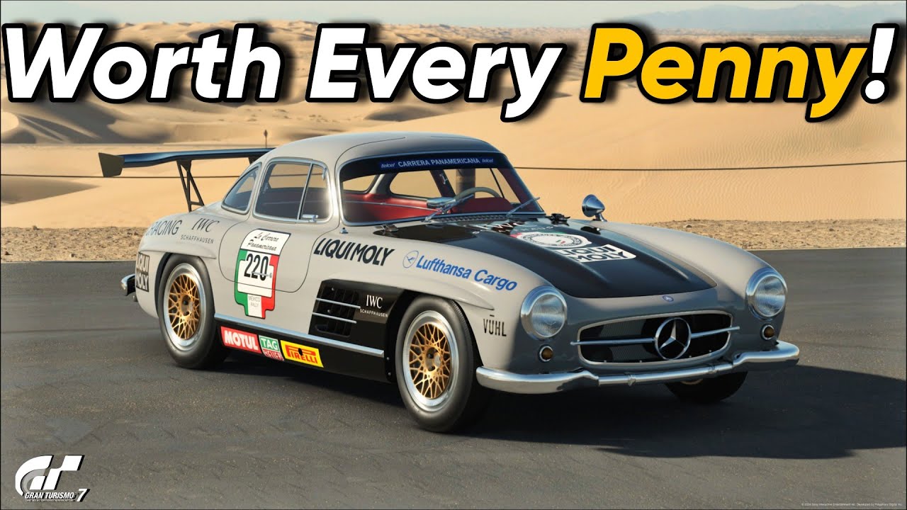 Gran Turismo 7: Mercedes-Benz 300SL Coupe — это невероятно!