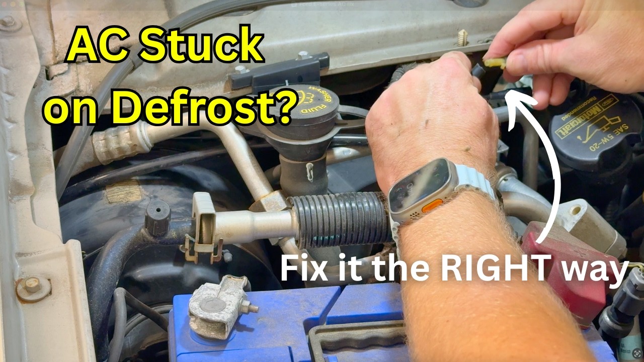 Ford E-Series AC Stuck on Defrost - Here's the REAL fix (and why it works!)