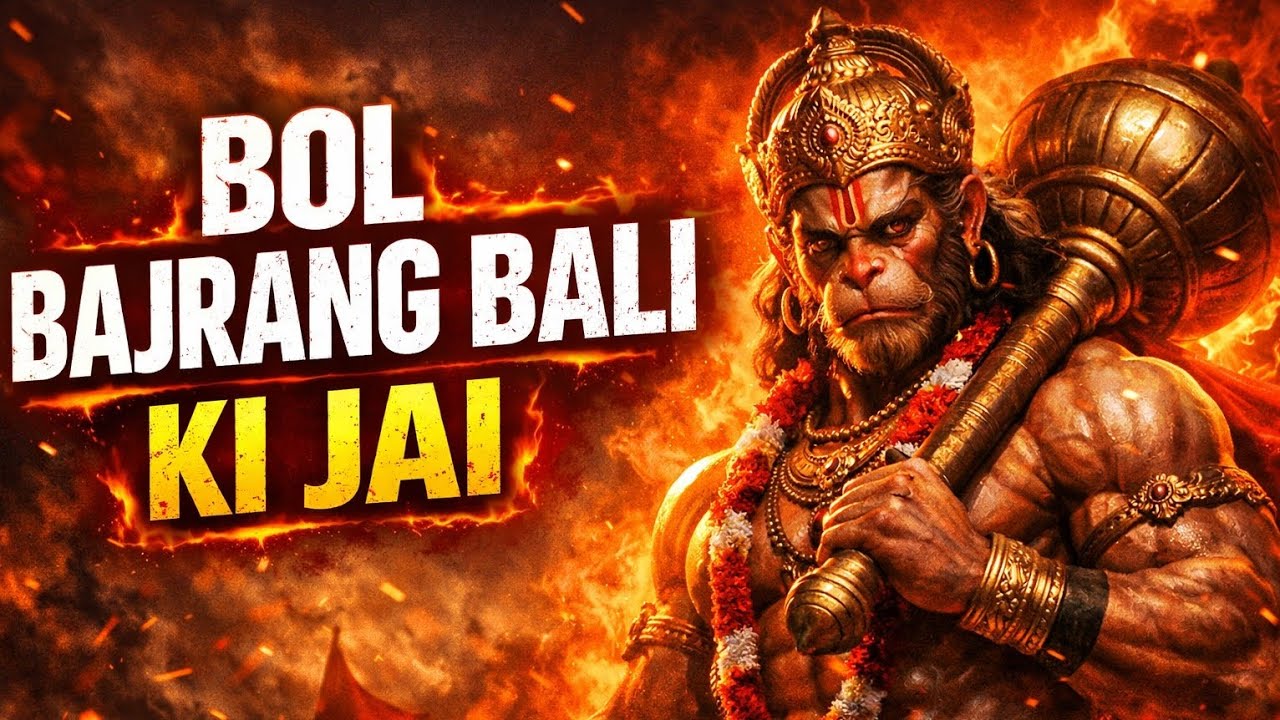 BOL BAJRANG BALI KI JAI 🔥 | Hanuman Power Anthem | Motivation Bhajan 💪🚩