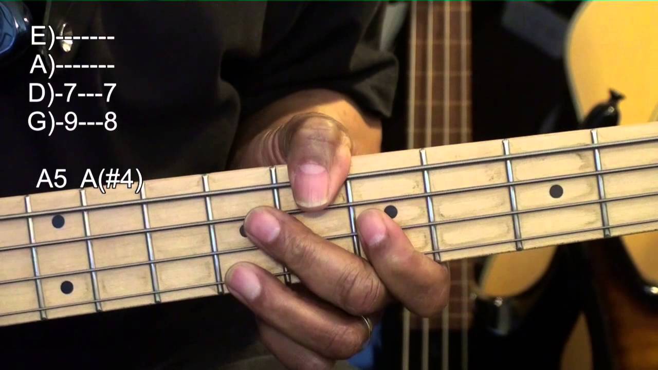 How To Play Cool Bass Guitar Chords Along With Slap Tutorial Lesson @EricBlackmonGuitar