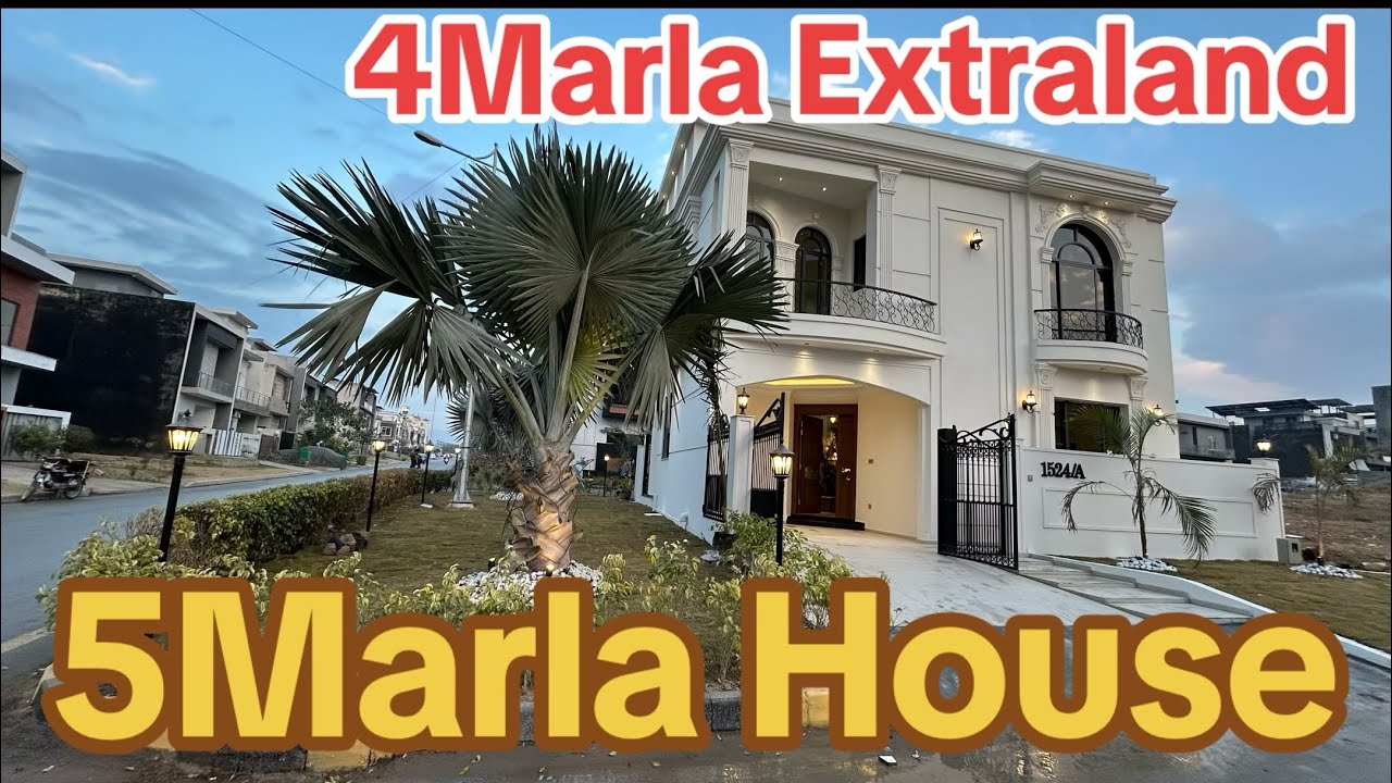 5Marla mention 4Marla Extra land corner house Double Highted for sale In Multi Garden B17islamabad 