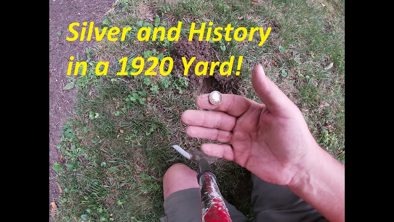 Some silver and some history in a 1920 house yard!