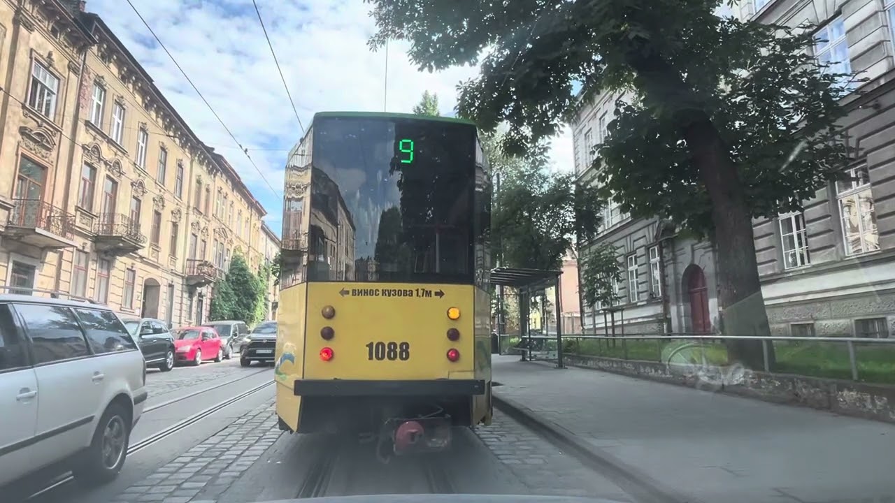Львів зсередини авто. Lviv city drive 2025 р.