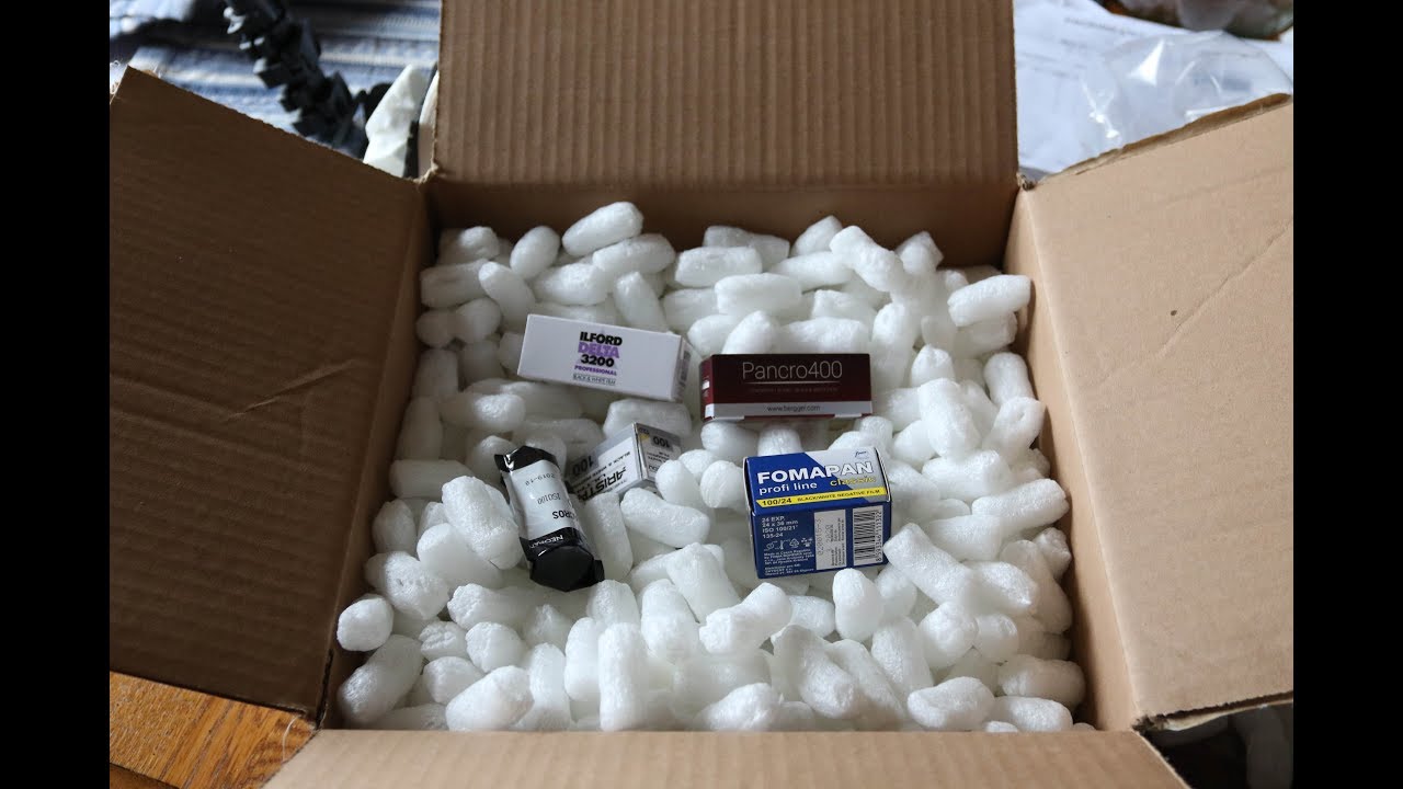Unboxing new rolls of film!