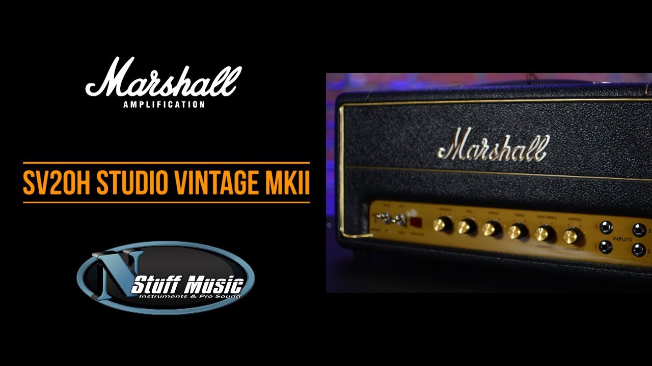 Marshall SV20H MkII Studio Vintage — подробный обзор