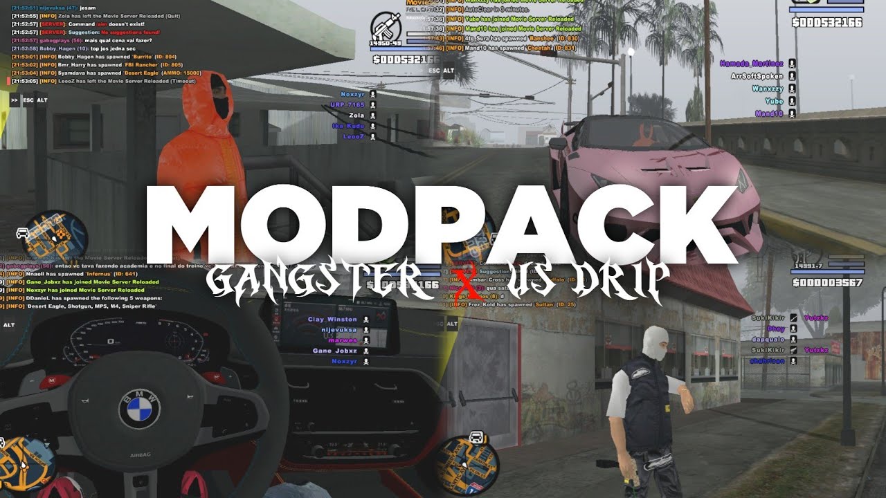 MODPACK GANGSTER STYLE US DRIP LAIKS DETAIL U.S.A?? | RINGAN 200MB | GTA SAMP MOBILE