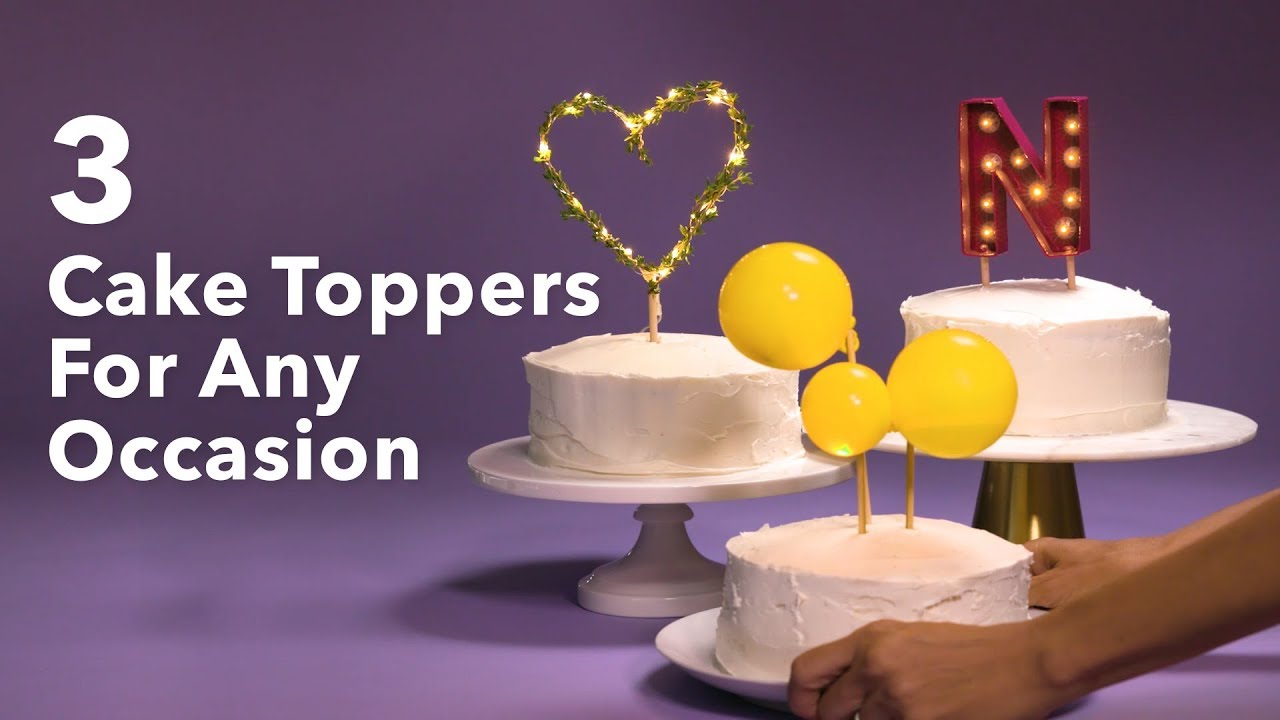 Make Your Own Cake Toppers!