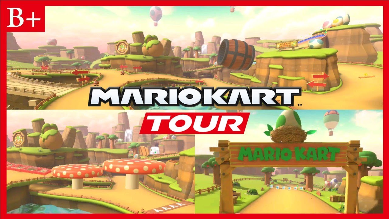 N64 Yoshi Valley ‼️ Mario Kart Tour - All Track Variants