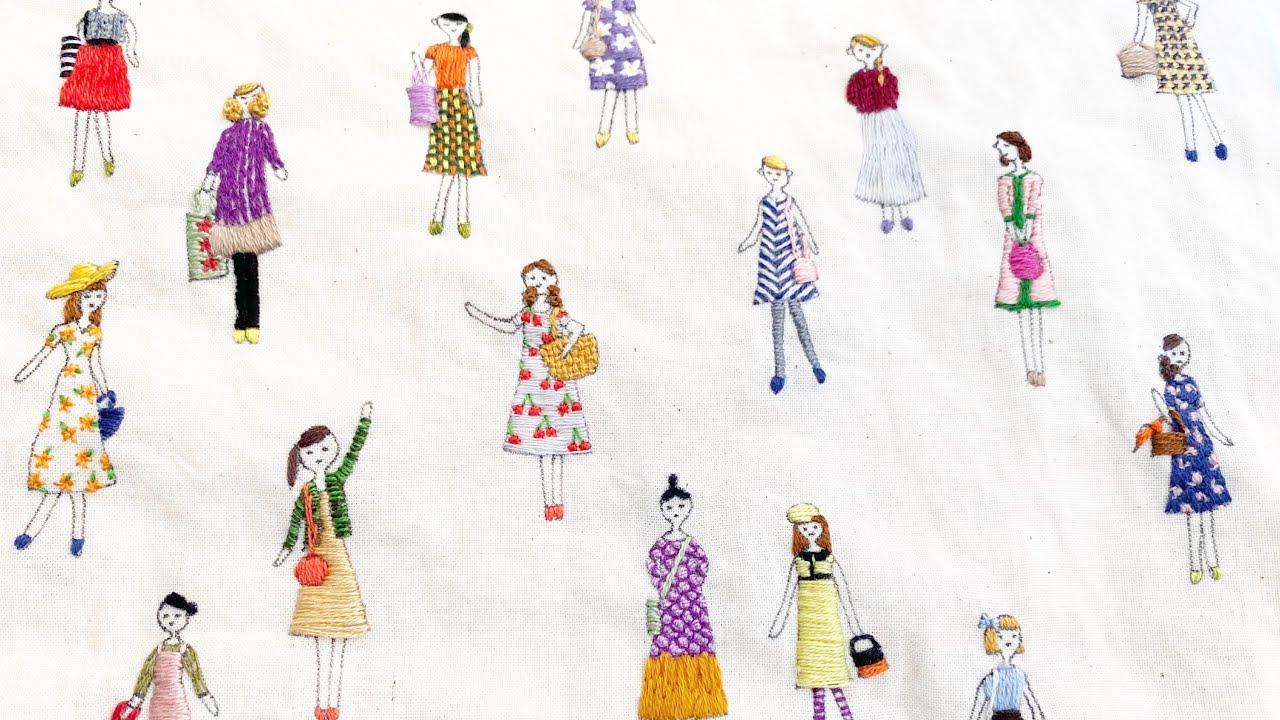 どんどん増殖するニセ100ネエサン刺繍☆