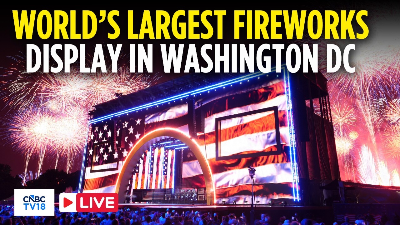 America 250 LIVE: Largest Firework Display in History with 850,000 Fireworks in Washington DC | N18G