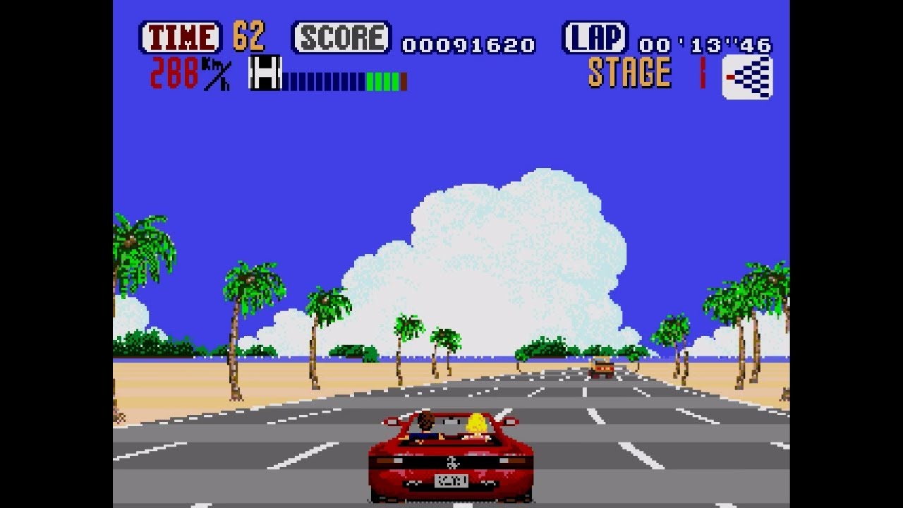 Genesis - OutRun - Longplay All Endings