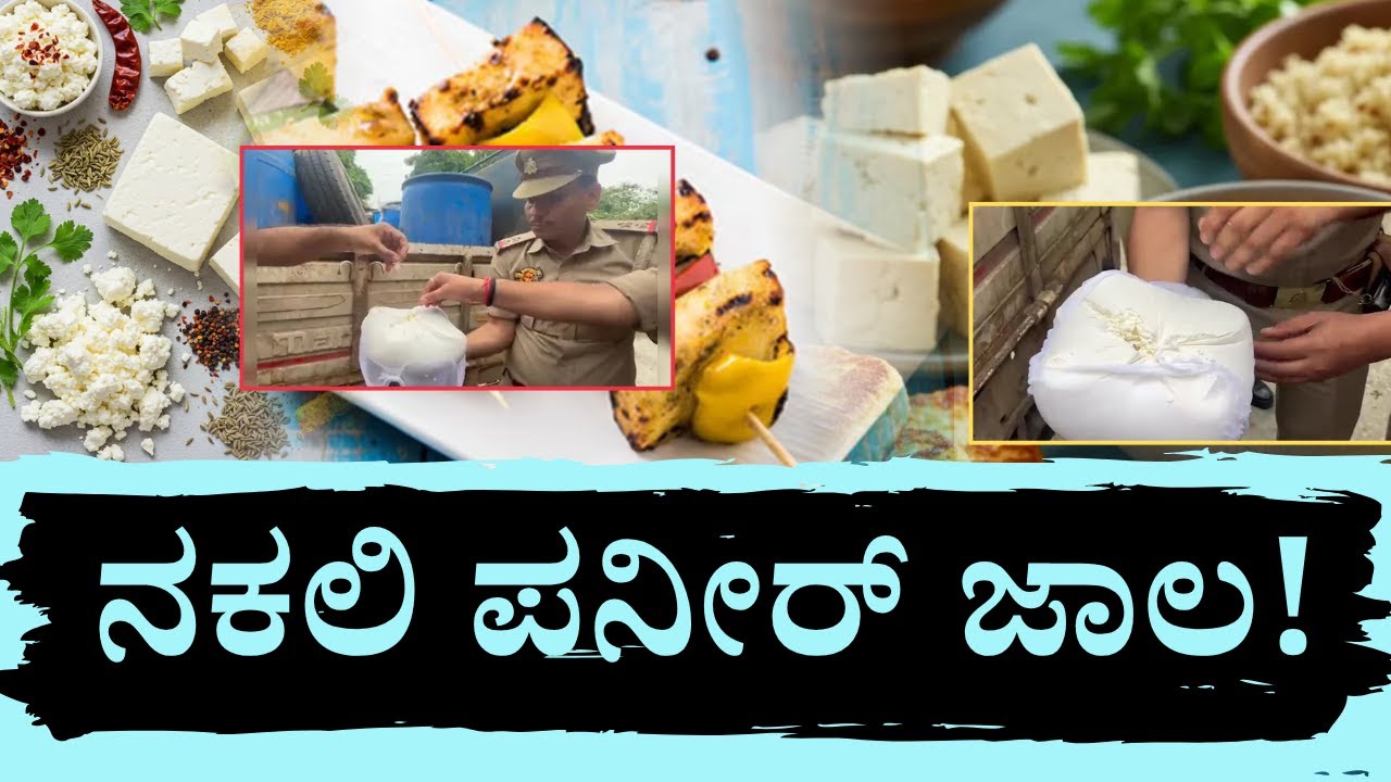 Fake Paneer Racket Busted in Noida: Over 1,400 kg Seized, Health Alert in NCR | Option plus kannada