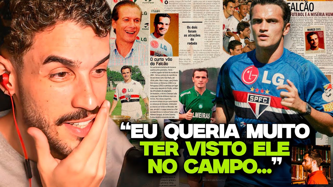 A FRUSTRANTE PASSAGEM DE FALCÃO PELO SÃO PAULO | REACT POR ONDE ANDREY